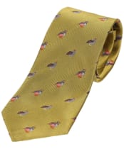 Men’s Soprano Grouse and Partridge Tie - Mustard