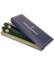 Women's Fairfax & Favor Boot Tassels - Forest Green Suede