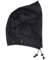 Barbour Lightweight Wax Hood - Black