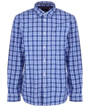 Men’s Crew Clothing Westleigh Classic Check Shirt - Lapis Blue