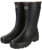 Women’s Le Chameau Giverny Botillon Wellington Boots - Black