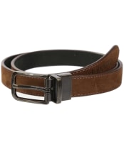 Dubarry Foynes Reversible Leather Belt - Walnut
