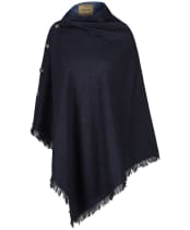Women’s Dubarry Hazelwood Tweed Poncho - Navy