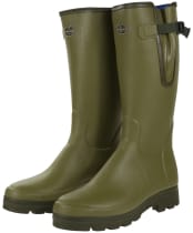 Men's Le Chameau Vierzonord Neo Wellington Boots - 43 cm calf - Green (Vert Vierzon)