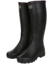 Women's Le Chameau Giverny Wellington Boots - Black