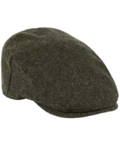 Heather Chapman British Tweed Flat Cap - Green HB