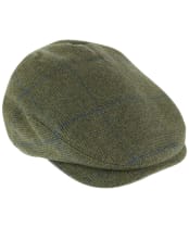Men’s Alan Paine Combrook Waterproof Extended Peak Tweed Cap - Lagoon