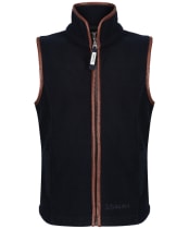 Girl’s Schoffel Little Lyndon Fleece Gilet, 5-14yrs - Navy