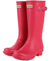 Hunter Original Kids Wellington Boots, 7-11 - Bright Pink