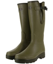 Men's Le Chameau Vierzonord Neo Wellington Boots - 41 cm calf - Green (Vert Vierzon)