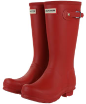 Hunter Original Kids Wellington Boots, 7-11 - Military Red