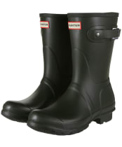Women's Hunter Original Short Wellington Boots - Dark Olive