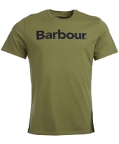 Men’s Barbour Logo Tee - Burnt Olive