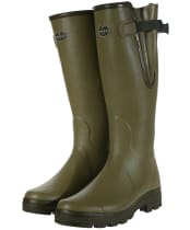 Le Chameau Vierzon Jersey Lined Wellingtons - Vert
