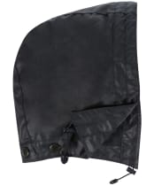Barbour Waxed Cotton Plain Hood - Navy