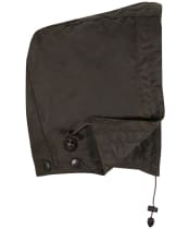 Barbour Waxed Cotton Plain Hood - Olive