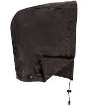 Barbour Waxed Cotton Plain Hood - Rustic