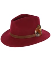 Alan Paine Richmond Felt Hat - Wine