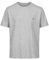 Men’s R.M. Williams Parson T-shirt - Grey Marl / Chestnut