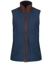 Women's Alan Paine Aylsham Fleece Gilet - Blue Steel