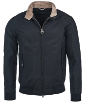 Men’s Barbour Steve McQueen Rectifier Harrington Casual Jacket - Navy