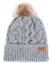 Women’s Barbour Penshaw Cable Beanie - Grey