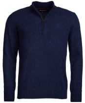 Men’s Barbour Tisbury Half Zip Sweater - Navy