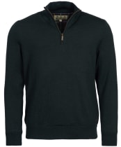 Men’s Barbour Gamlan Half Zip Sweater - Olive