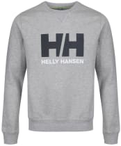 Men’s Helly Hansen Logo Crew Sweater - Grey Melange