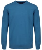 Men’s Barbour Tisbury Crew Neck Sweater - Blue Steel