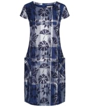 Women’s Seasalt South Downs Way Dress - Sketched Motifs Marine