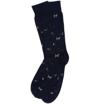 Men's Barbour Mavin Socks - Mid Blue / Dog