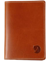 Fjallraven Leather Passport Cover - Leather Cognac