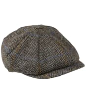 Dubarry Collins Baker Boy Tweed Cap - Woodbine
