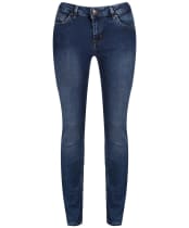 Women’s Crew Clothing True Skinny Jeans - Warn Out Mid Wash