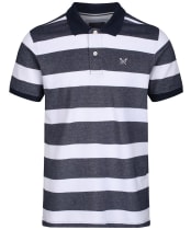 Men’s Crew Clothing Oxford Polo Shirt - Navy / White