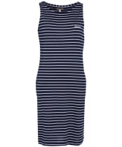 Women's Barbour Dalmore Stripe Dress - Navy / White