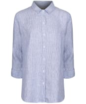 Women's Barbour Marine Shirt - Navy / White