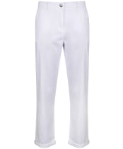 Women's Barbour Chino Trousers - White