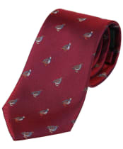 Men's Soprano Partridge Tie - Wine