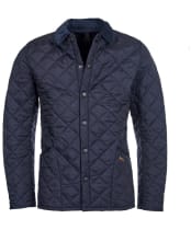Men's Barbour Heritage Liddesdale Quilted Jacket - Navy