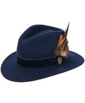 Women’s Hicks & Brown The Chelsworth Fedora - Navy