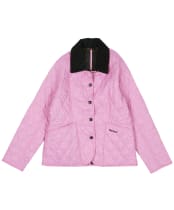 Girl's Barbour Summer Liddesdale Quilted Jacket, 2-9yrs - MOONLIGHT PINK