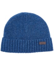 Men's Barbour Carlton Beanie Hat - Dark Denim