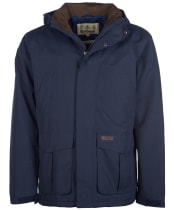 Men’s Barbour Brockstone Waterproof Jacket - Navy