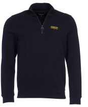 Men’s Barbour International Essential Half Zip Sweater - Black