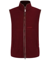 Men's Schoffel Oakham Fleece Gilet - Claret