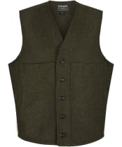 Men's Filson Mackinaw Wool Vest - Forest Green