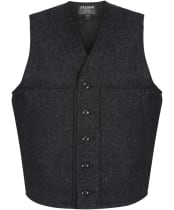 Men's Filson Mackinaw Wool Vest - Charcoal