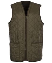 Men's Barbour Polarquilt Waistcoat / Zip-In Liner - Olive